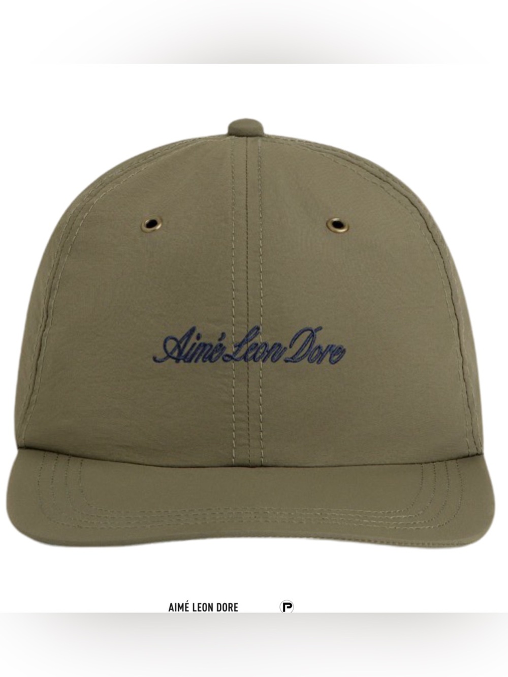 Aimé Leon Dore Nylon Script Sport Hat • Kalamata Green • 2026